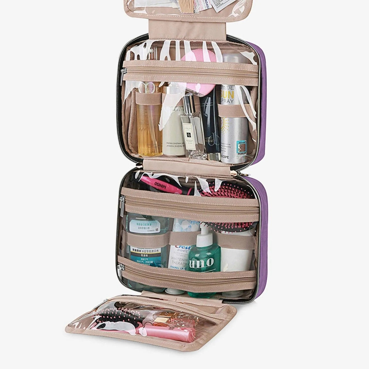 Bonchemin Purple The Space Saver Toiletry Bag - Image 6