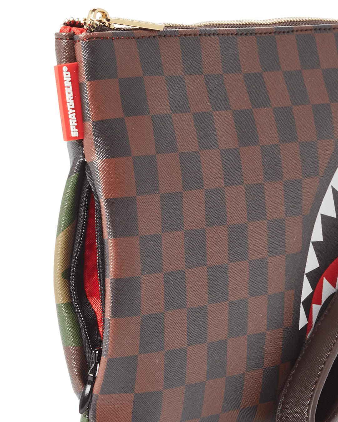 Checks in Camoflauge Crossover Clutch - Image 8