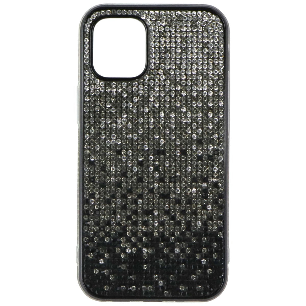 Airium Premium Case for Apple iPhone 12 Mini - Clear / Black Crystals - New - Image 2