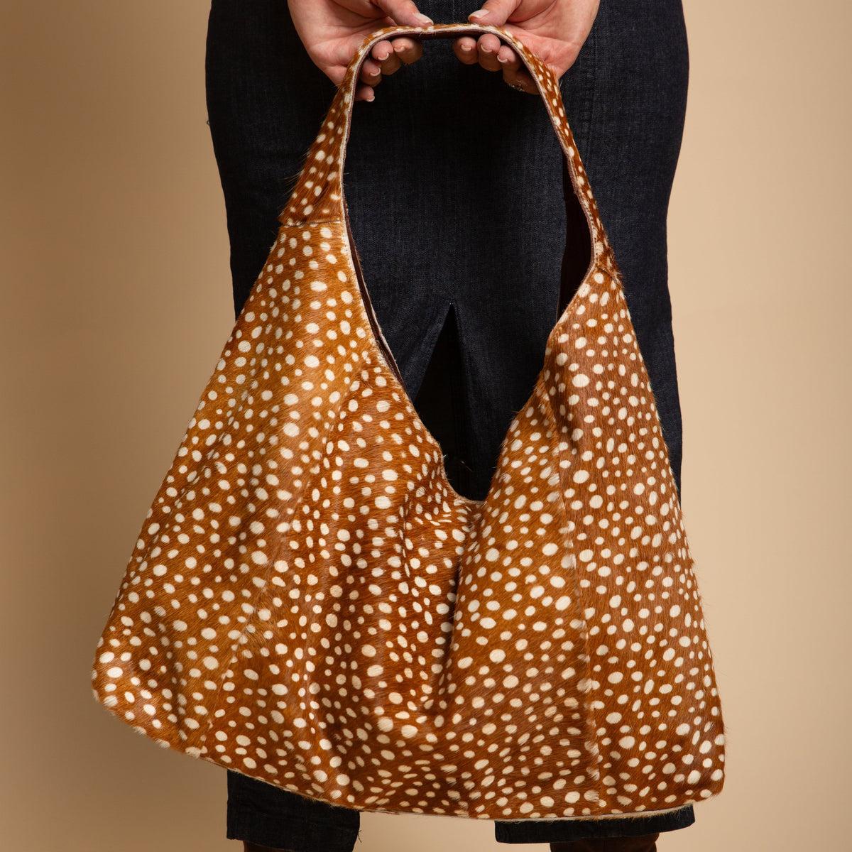 Lindsey Hair On Leather Tote Bag - Image 4