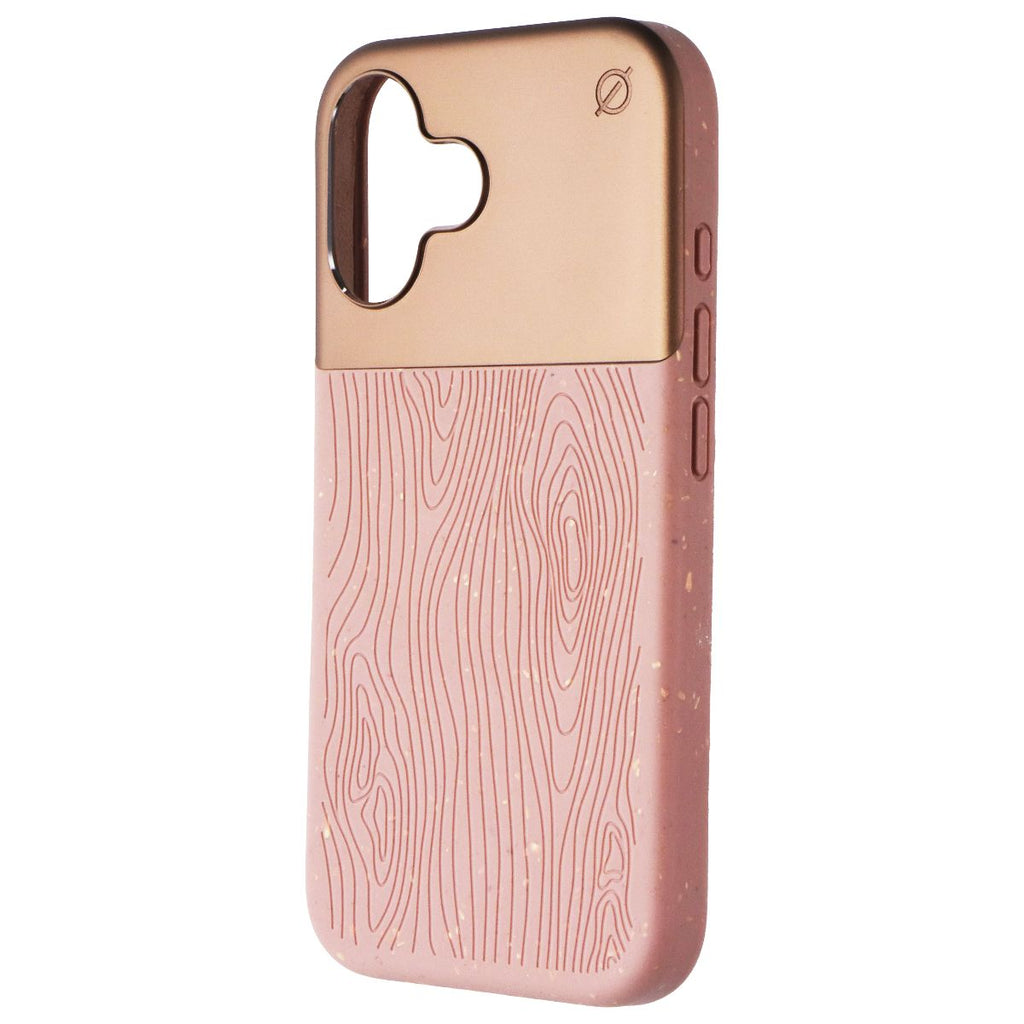 Atom Studios Split Wood Fiber Case for MagSafe for Apple iPhone 16 - Taupe - New