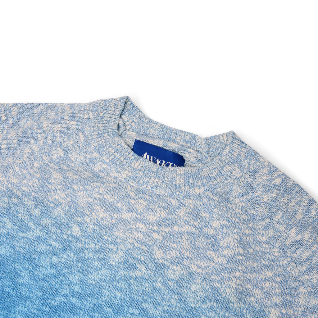AWAKE Hand Dipped Dyed Sweater (Blue) - Image 3