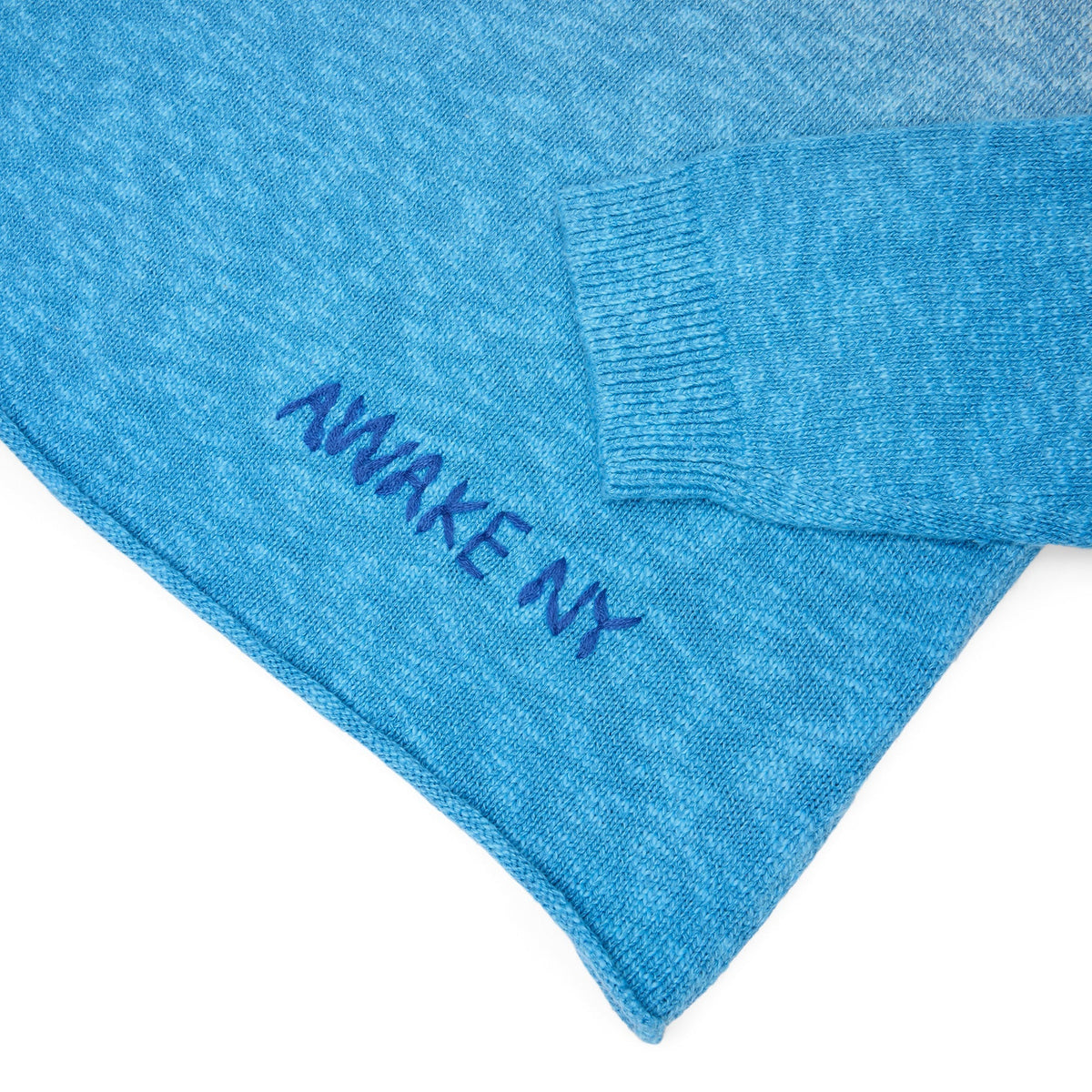 AWAKE Hand Dipped Dyed Sweater (Blue) - Image 4