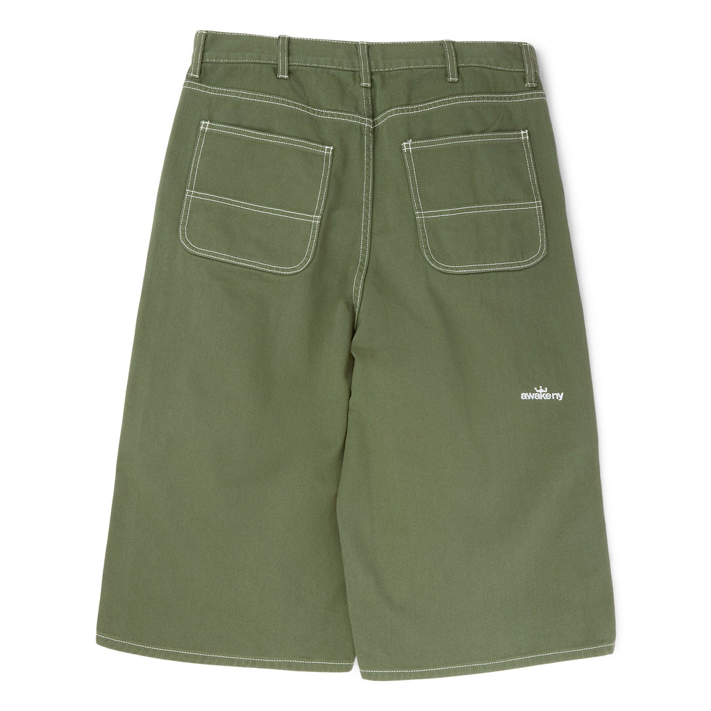 AWAKE Double Knee Jort (Green) - Image 2