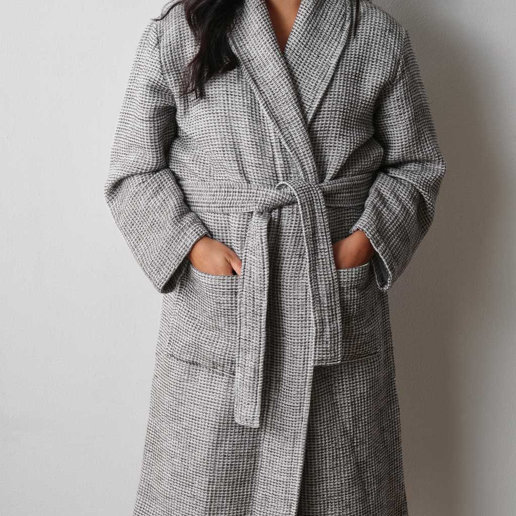 Aegean Cotton Bath Robe - Image 2