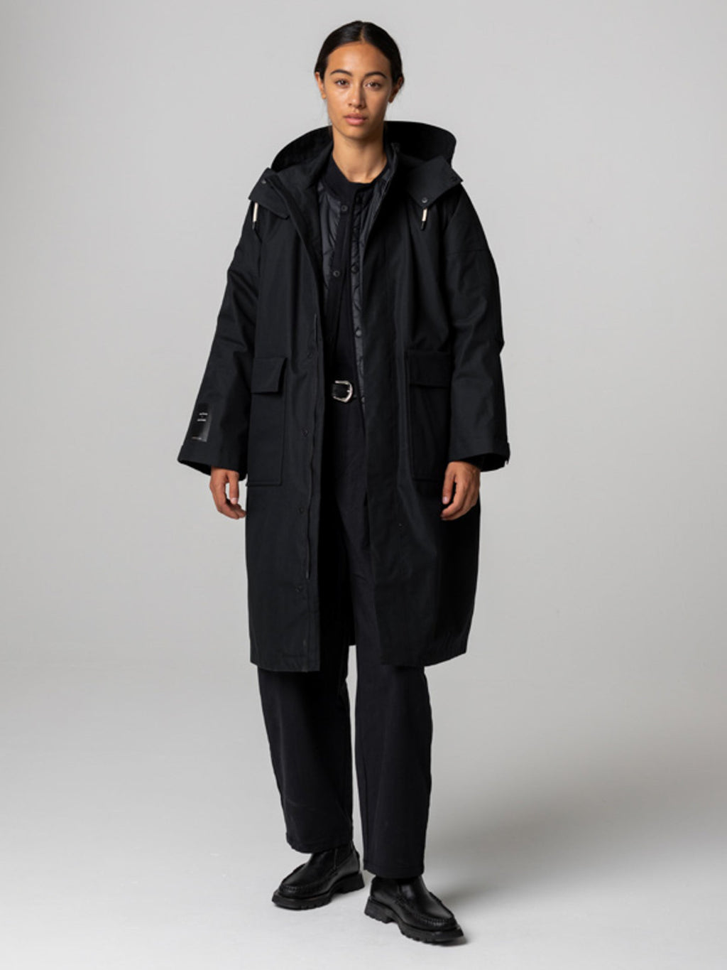 Women's Amy Powney + Finisterre Longline Waterproof Jacket - Image 4