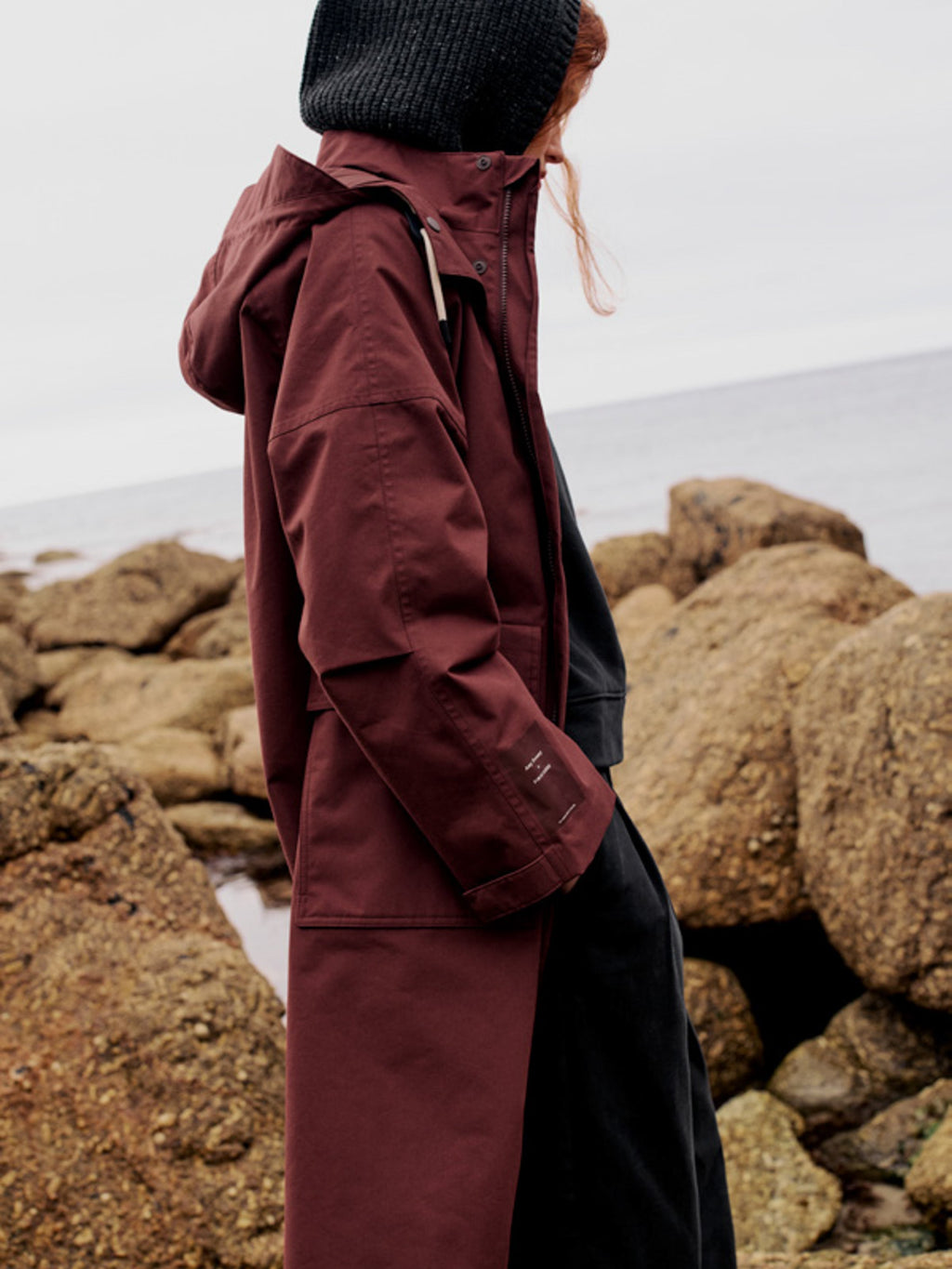 Women's Amy Powney + Finisterre Longline Waterproof Jacket - Image 3