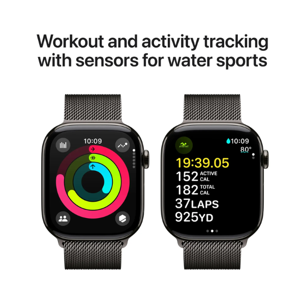 Apple Watch Series 10 42MM (GPS + Cellular) - Slate Titanium - Image 3