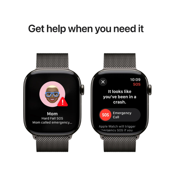 Apple Watch Series 10 46MM (GPS + Cellular) - Slate Titanium - Image 4
