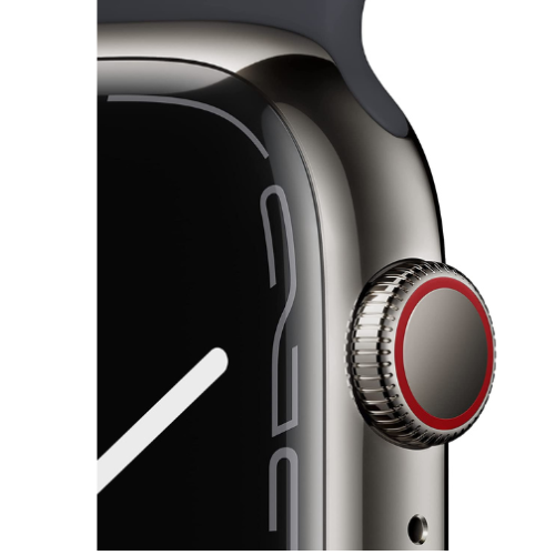 Apple Watch Series 7 45MM Graphite Stainless Steel (GPS + Cellular) - Image 2