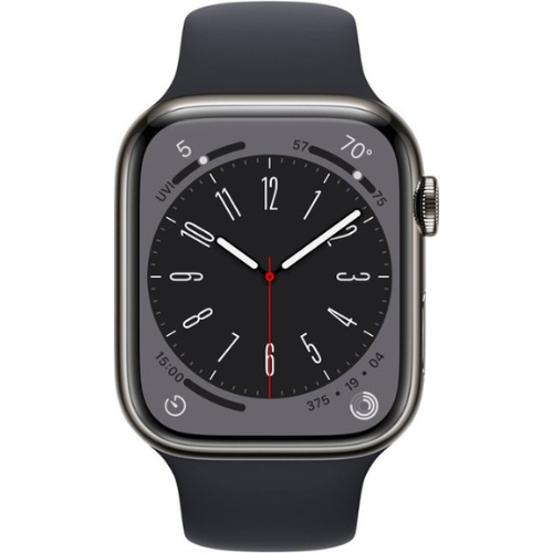 Apple Watch Series 8 45MM (GPS + Cellular) - Graphite Stainless Steel - Image 2