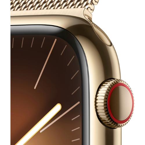 Apple Watch Series 9 41MM (GPS + Cellular) - Gold Stainless Steel - Image 3