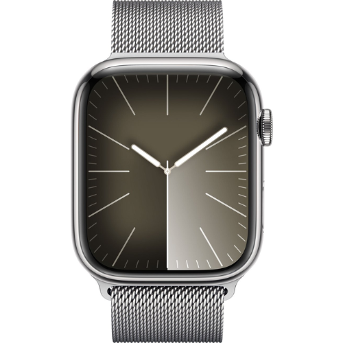 Apple Watch Series 9 45MM (GPS + Cellular) - Silver Stainless Steel - Image 2