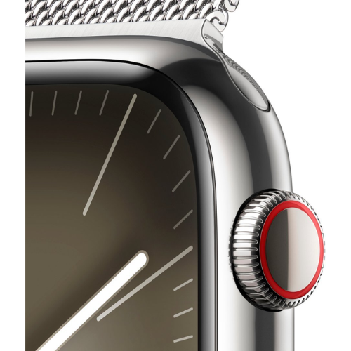 Apple Watch Series 9 41MM (GPS + Cellular) - Silver Stainless Steel - Image 3
