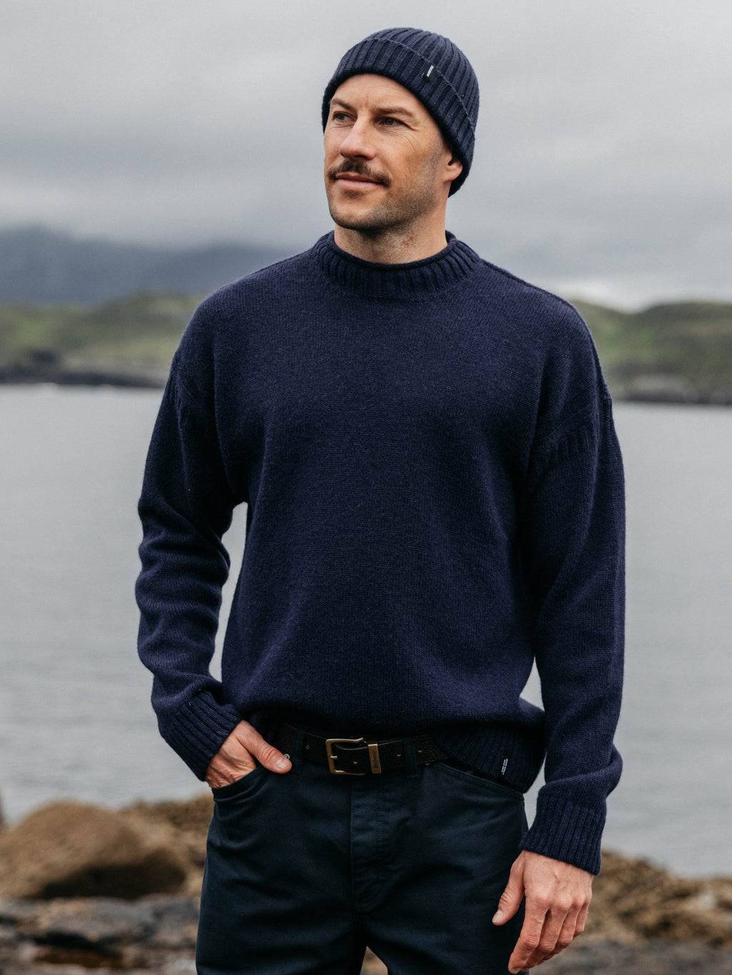 Men's Tolcarne Gansey Jumper - Image 2