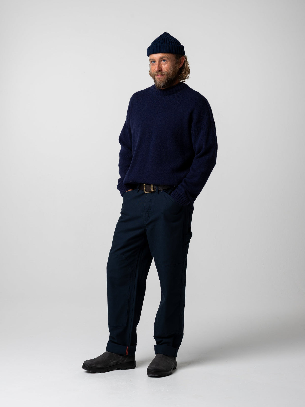 Men's Tolcarne Gansey Jumper - Image 4