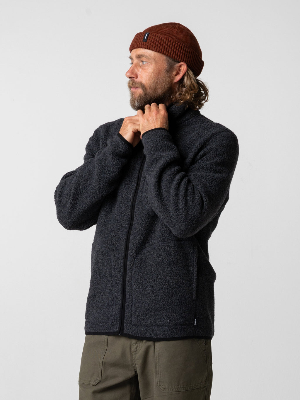 Men's Portell Wool Fleece Jacket - Image 3