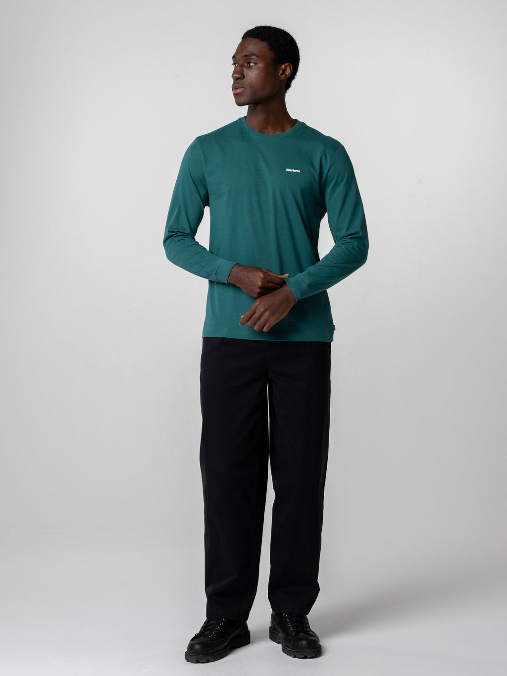 Men's Harlyn Logo Long Sleeve T-shirt - Image 3
