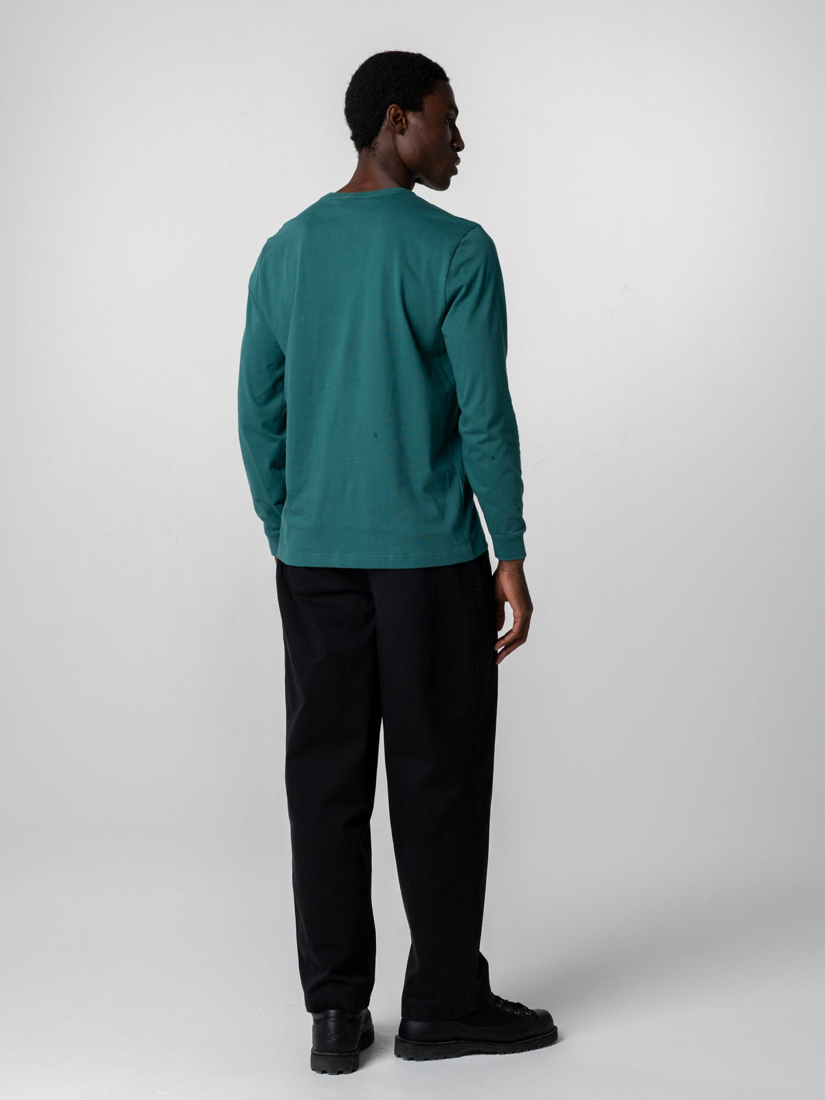 Men's Harlyn Logo Long Sleeve T-shirt - Image 4