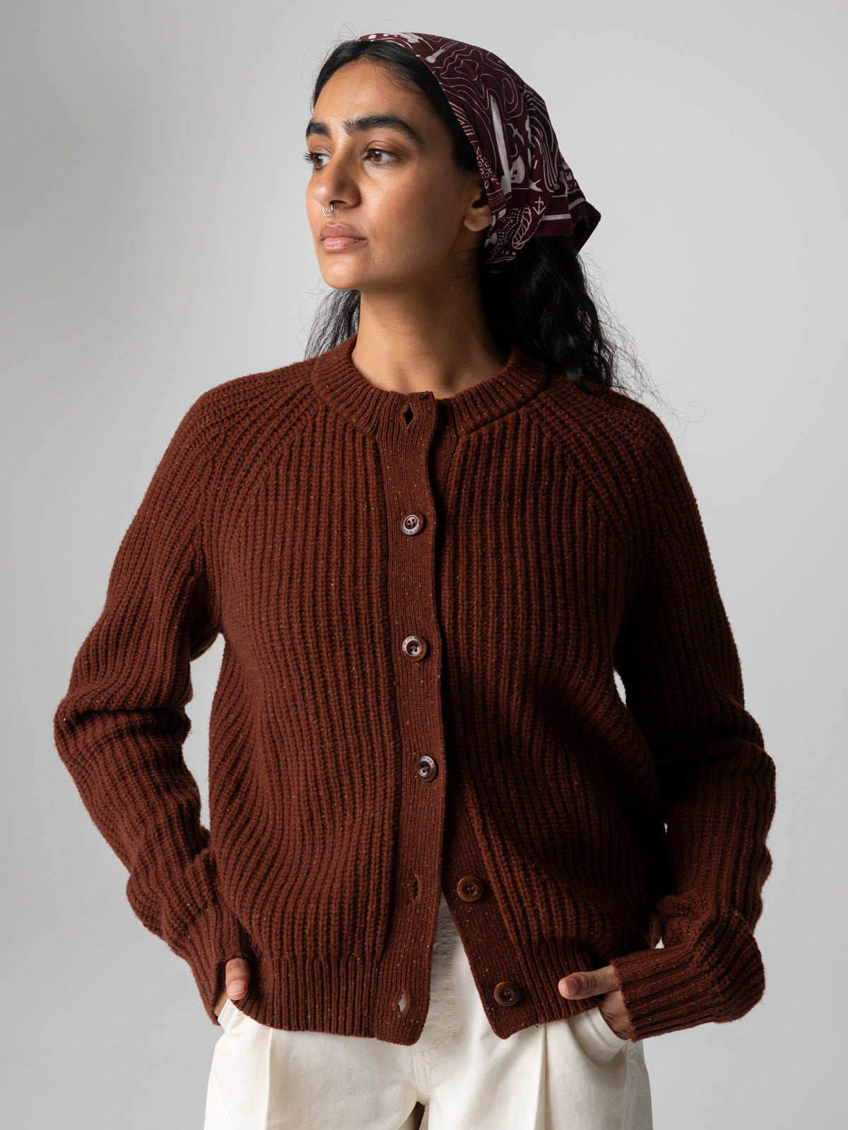 Women's Finisterre Mora Crew Neck Cardigan - Image 3