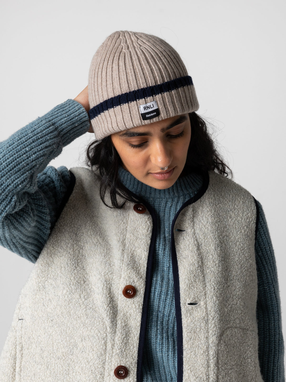 RNLI Tipped Fisherman Beanie - Image 4