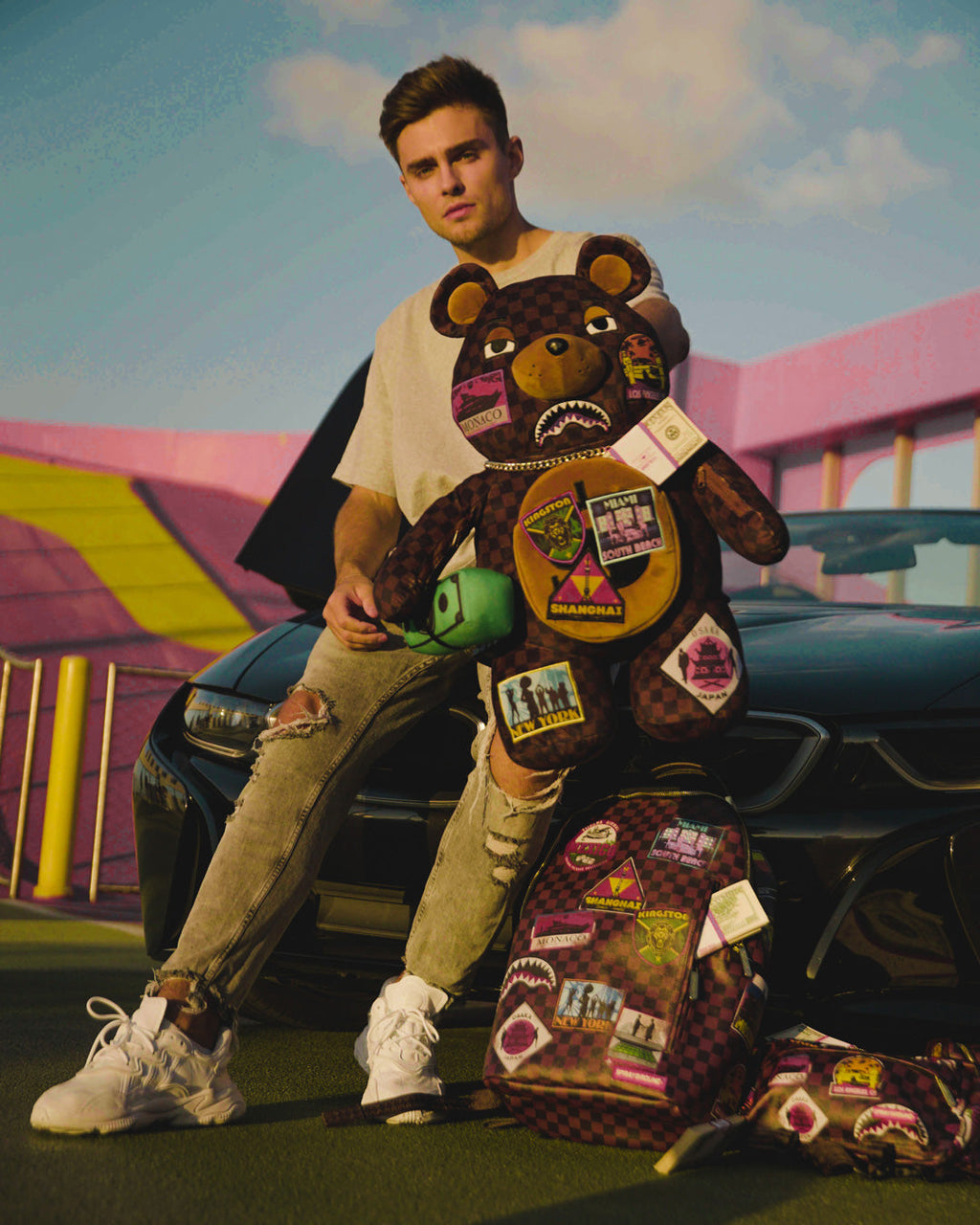 Global Mogul Moneybear Teddybear Backpack - Image 2