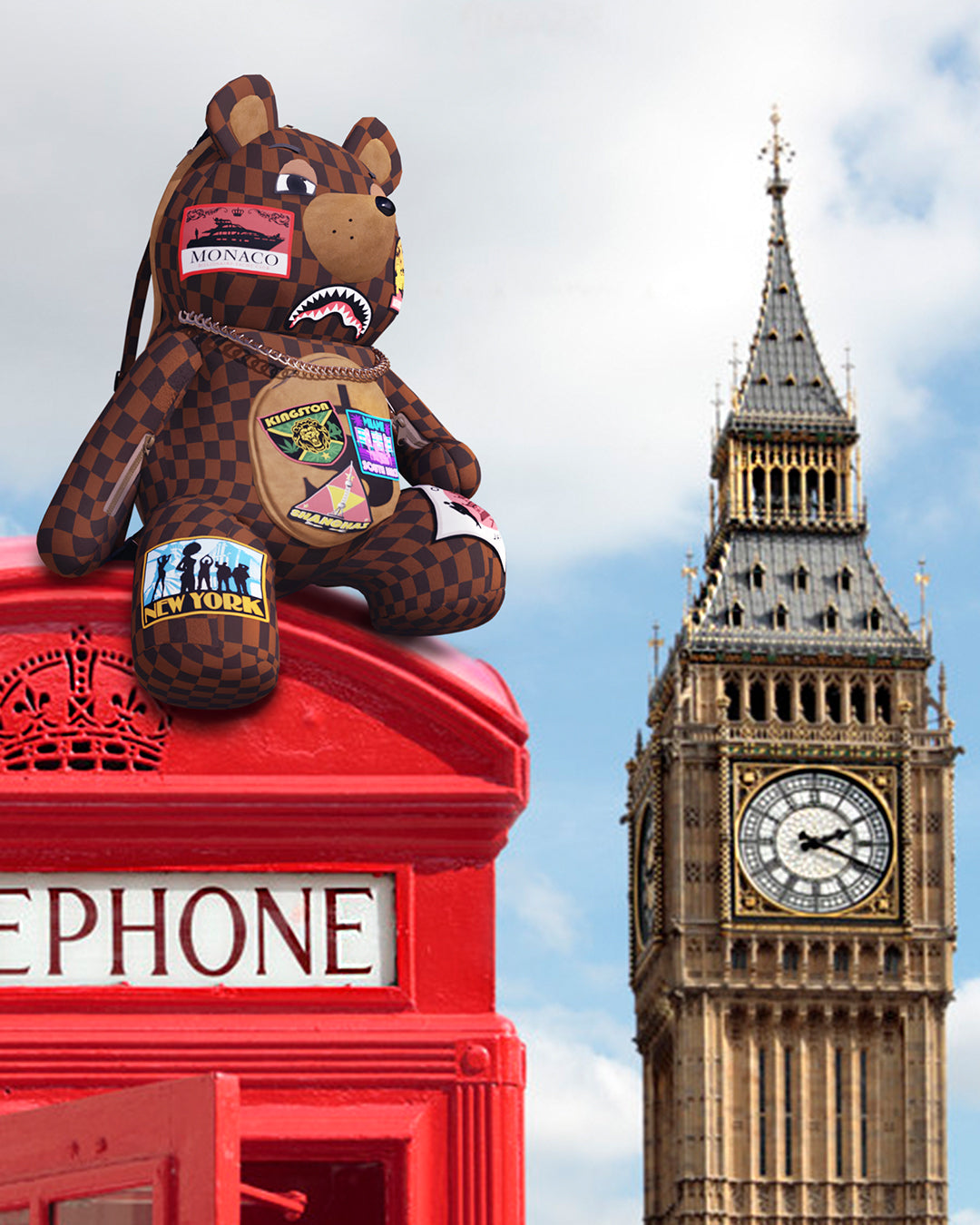 Global Mogul Moneybear Teddybear Backpack - Image 8