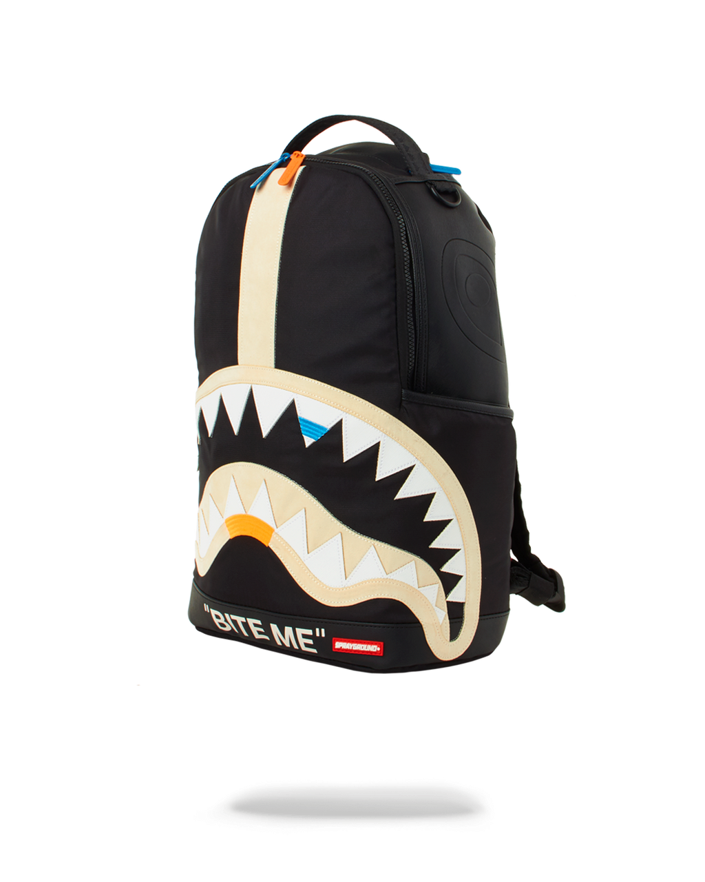 Bite Me Shark (Black) Backpack - Image 5