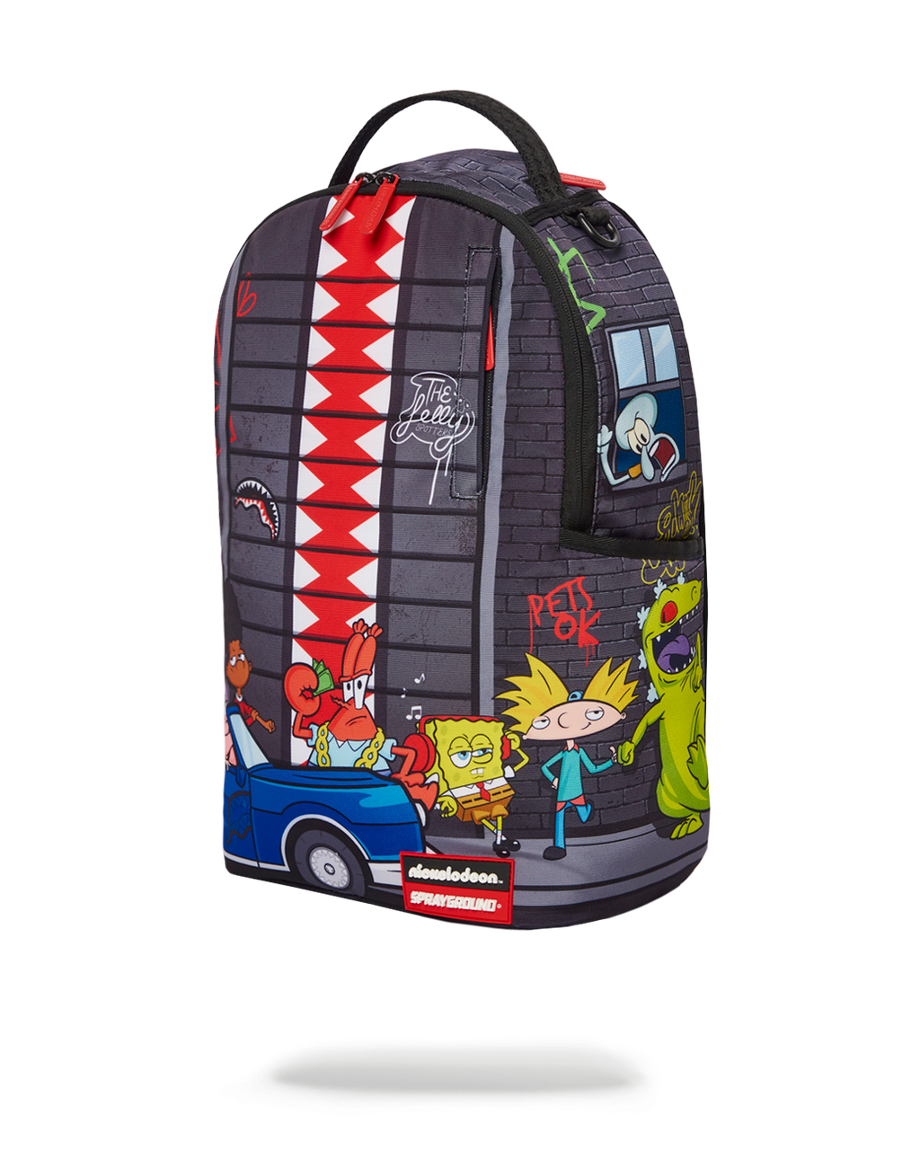 90s Nick Vertical Shark Backpack (Dlxr) - Image 2