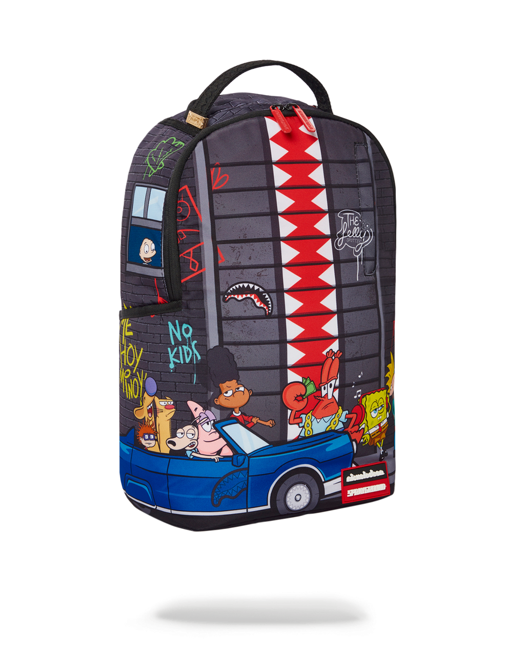 90s Nick Vertical Shark Backpack (Dlxr) - Image 4