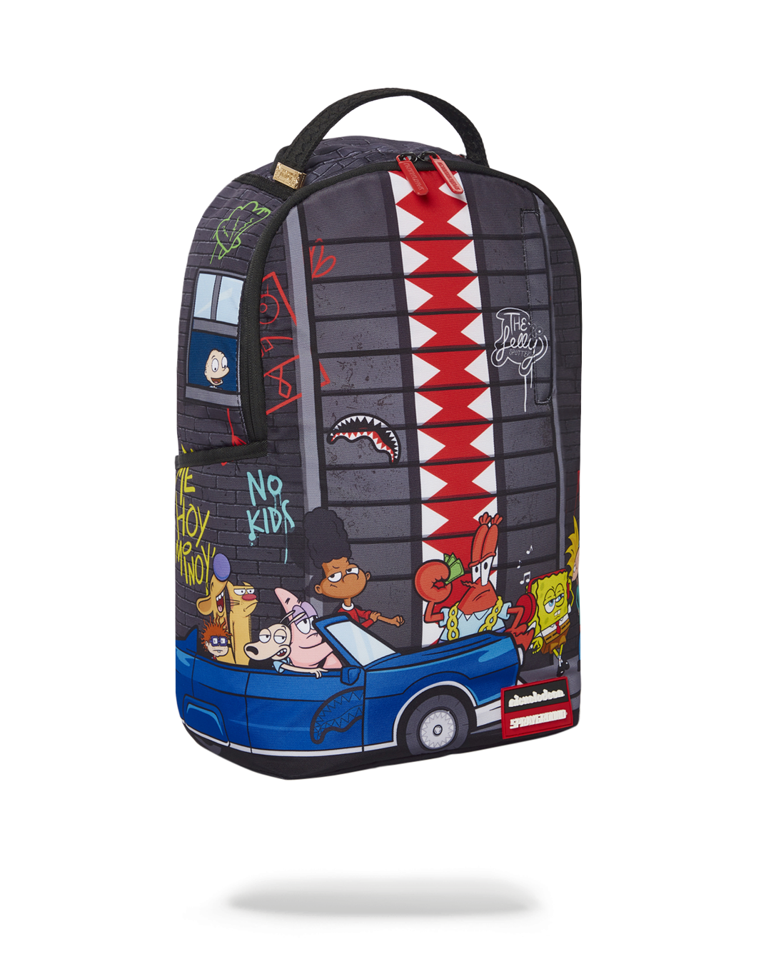 90s Nick Vertical Shark Backpack (Dlxr) - Image 4