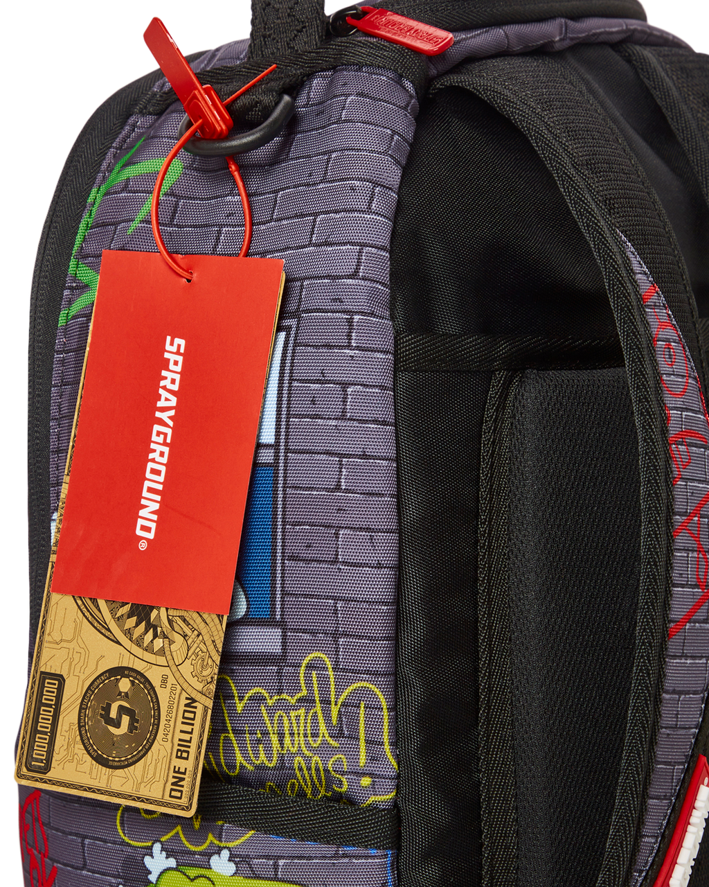 90s Nick Vertical Shark Backpack (Dlxr) - Image 8
