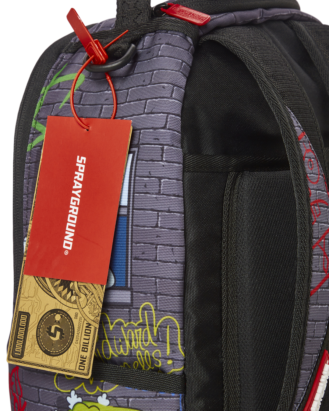 90s Nick Vertical Shark Backpack (Dlxr) - Image 8