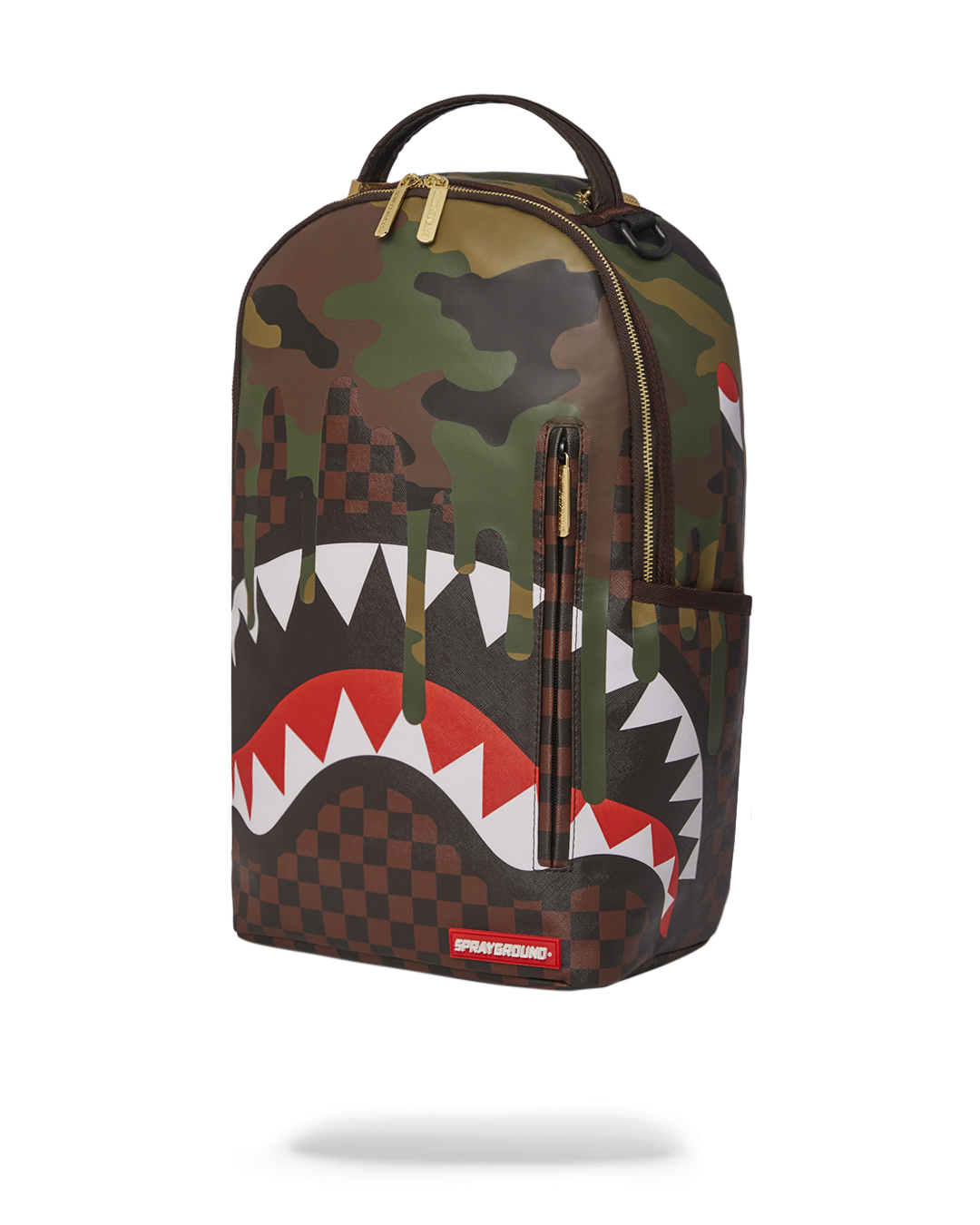 Camo Drip Sharks in Paris Backpack (Dlxv) - Image 3