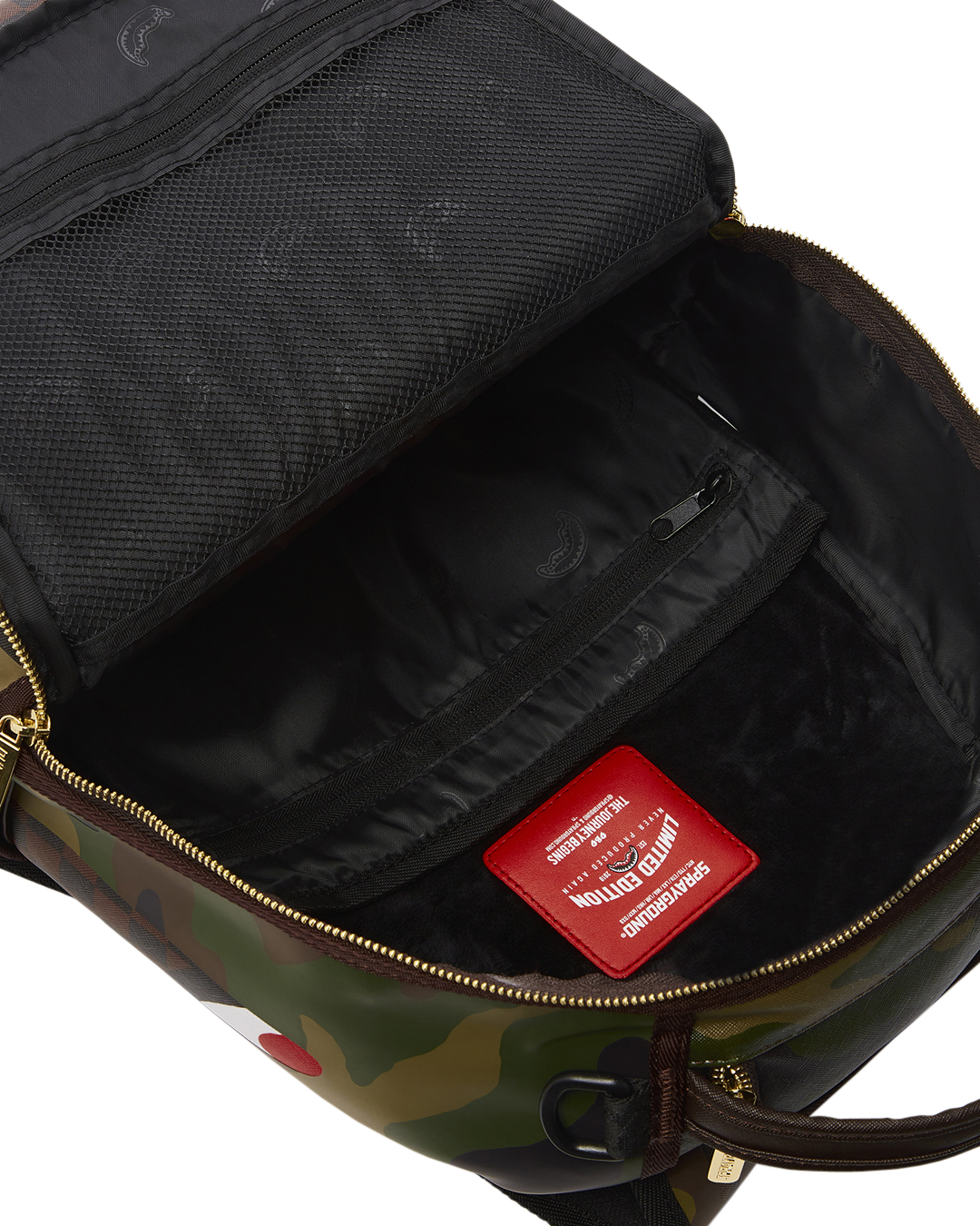 Camo Drip Sharks in Paris Backpack (Dlxv) - Image 10