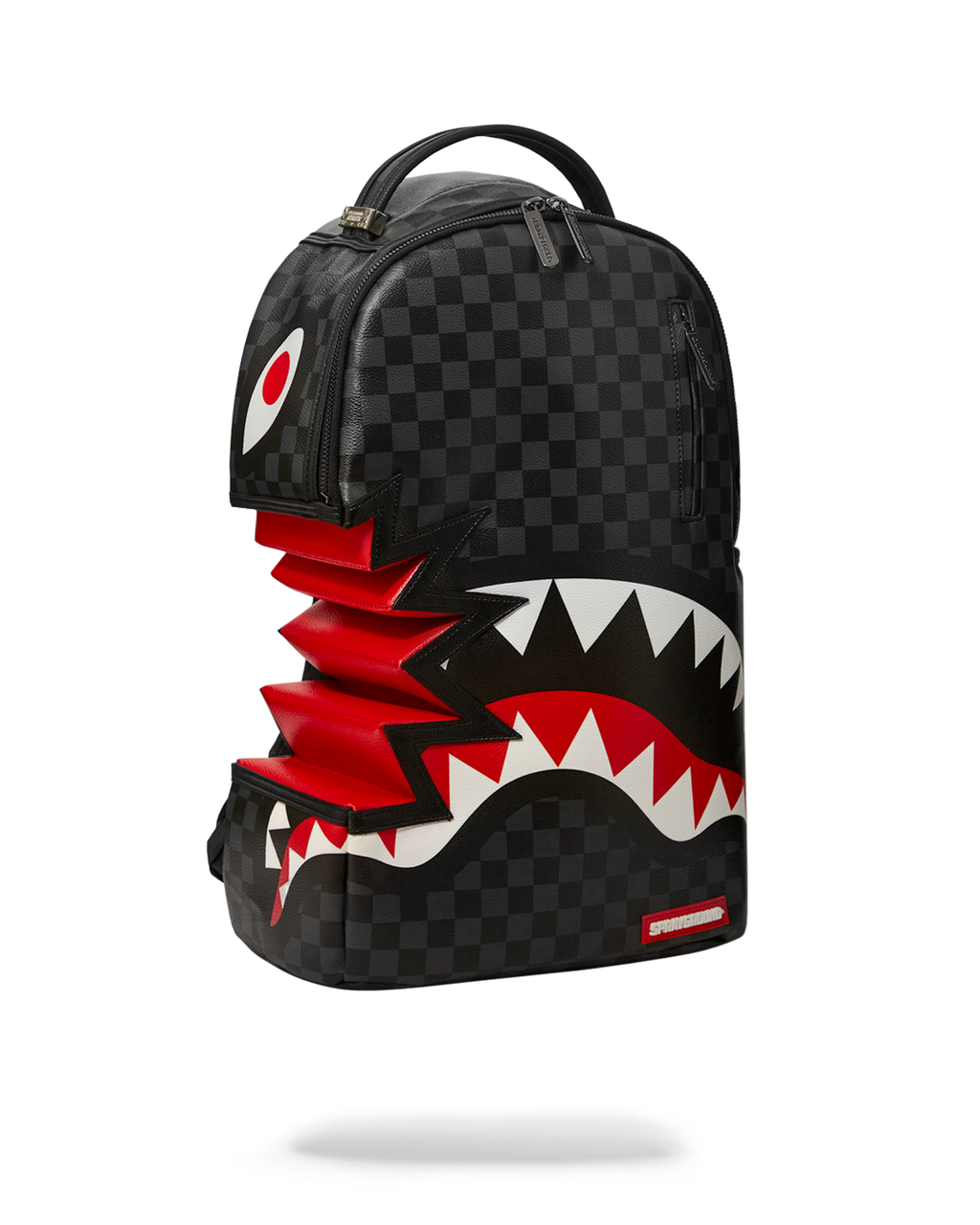 Shark Bite Sharks in Paris Gray Backpack (Dlxv) - Image 7