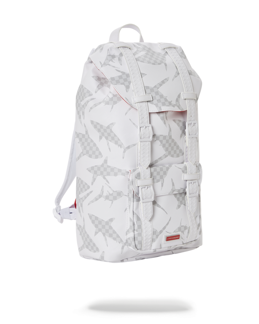 Shark Check (White) Hills Backpack - Image 5