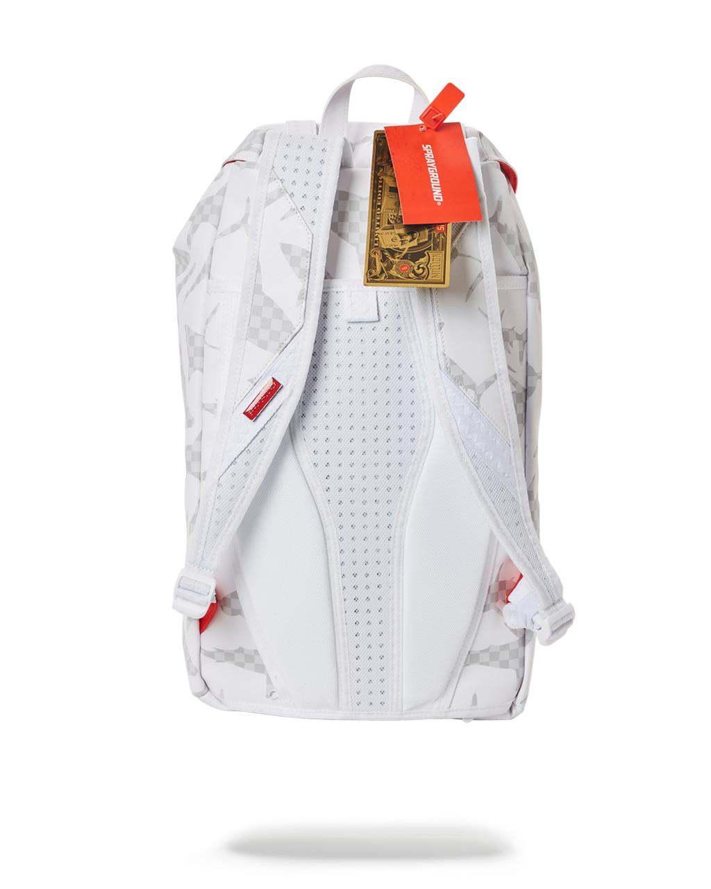Shark Check (White) Hills Backpack - Image 9