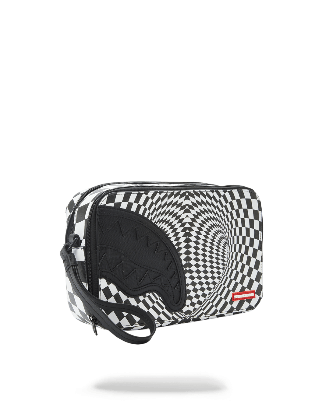 Trippy Check Toiletry Aka Money Bag - Image 3