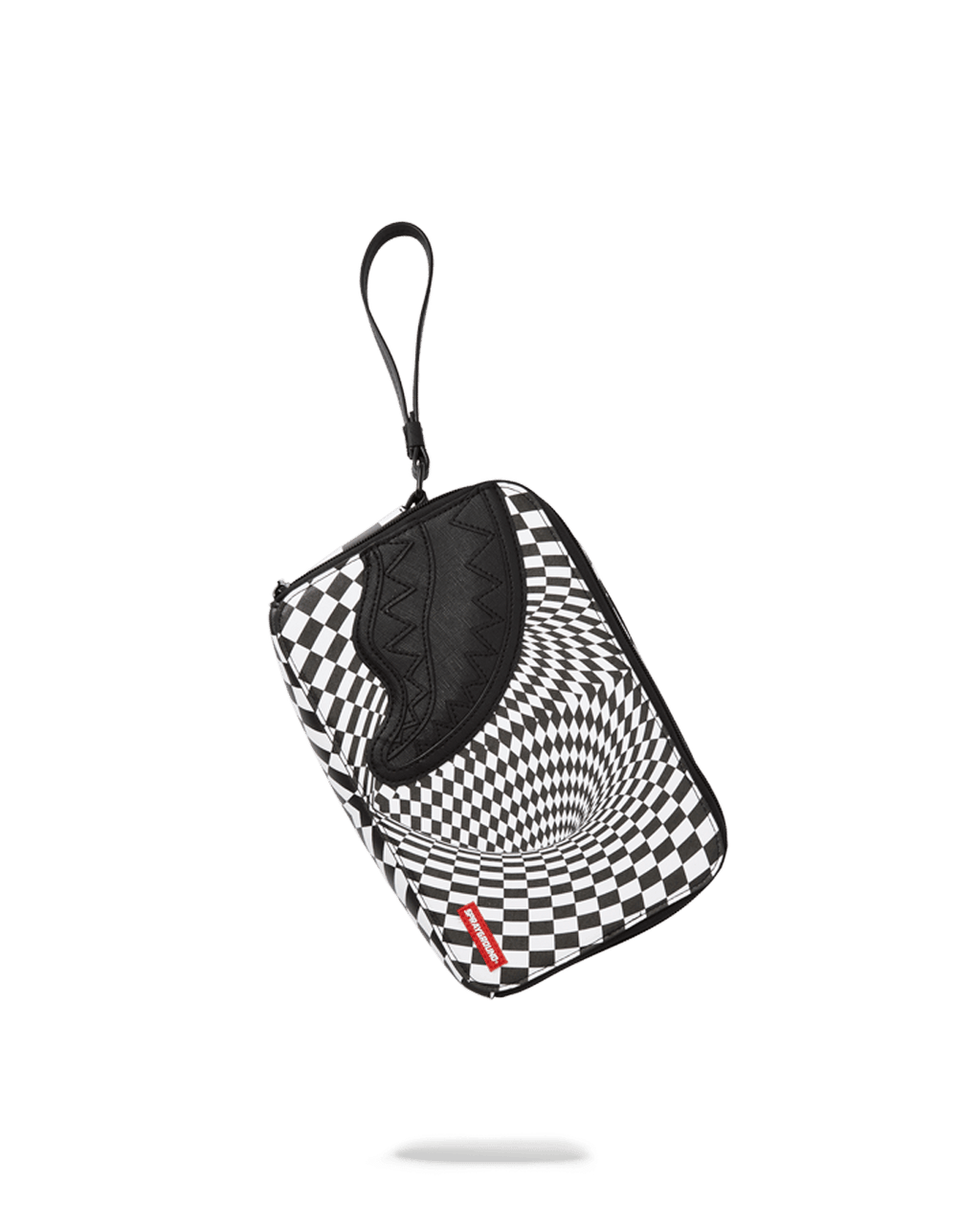 Trippy Check Toiletry Aka Money Bag - Image 5