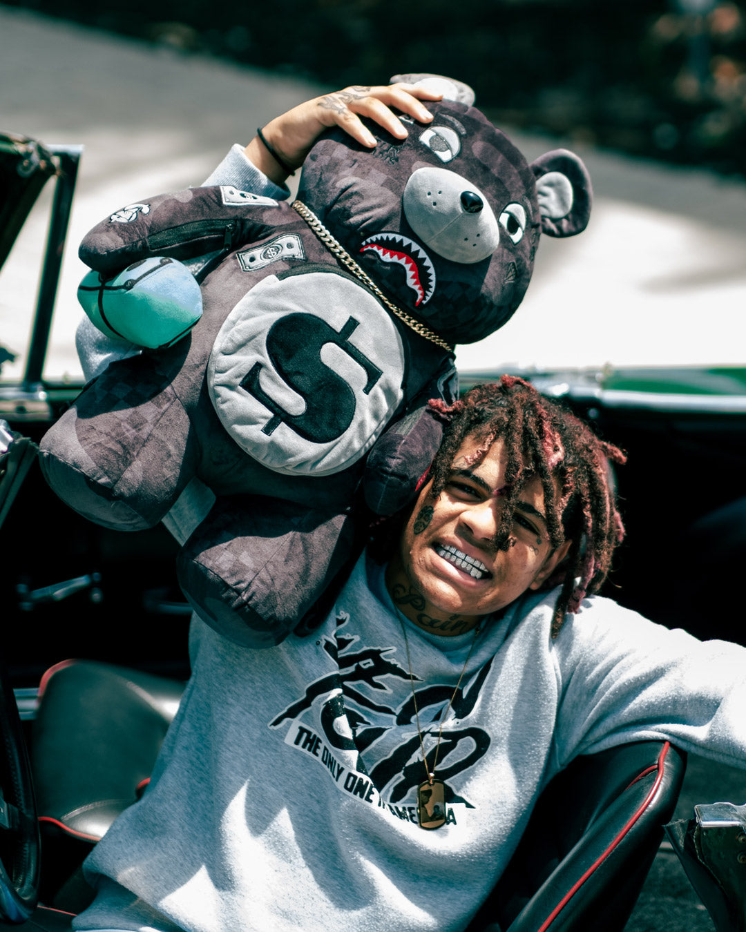 3AM Never Sleep Moneybear Teddybear Backpack - Image 2