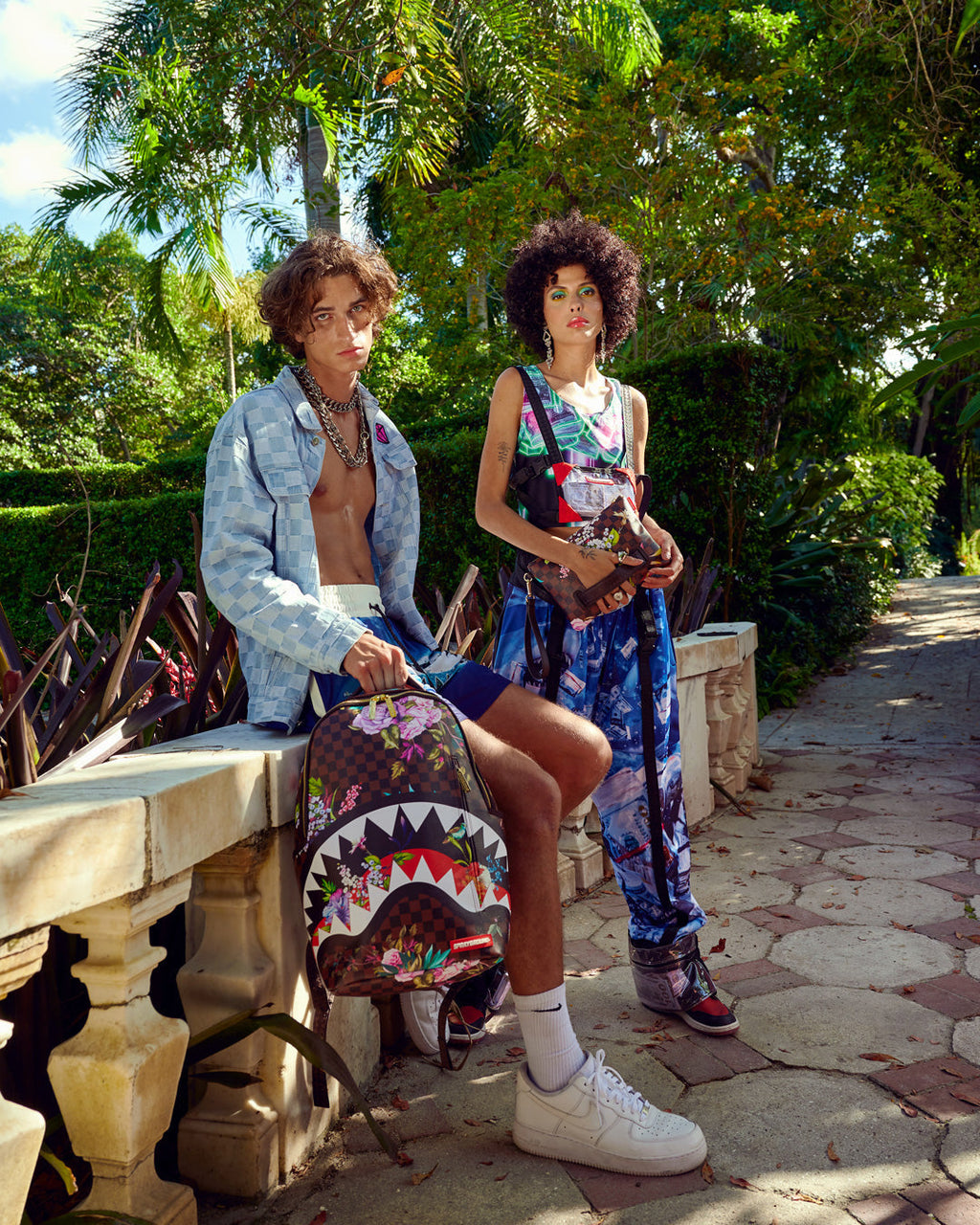 Garden of Sharks Backpack (Dlxv) - Image 8