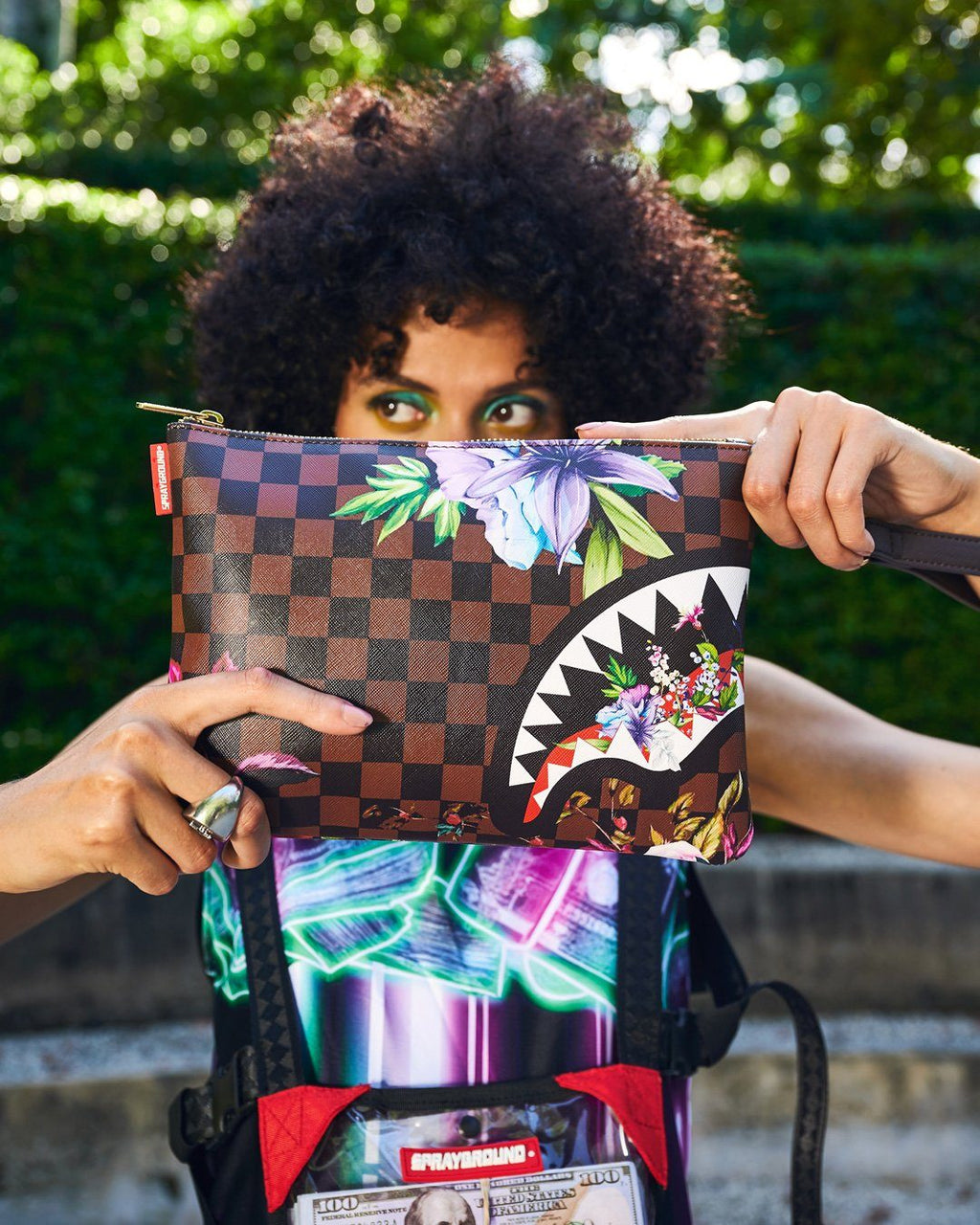 Garden of Sharks Crossover Clutch - Image 2