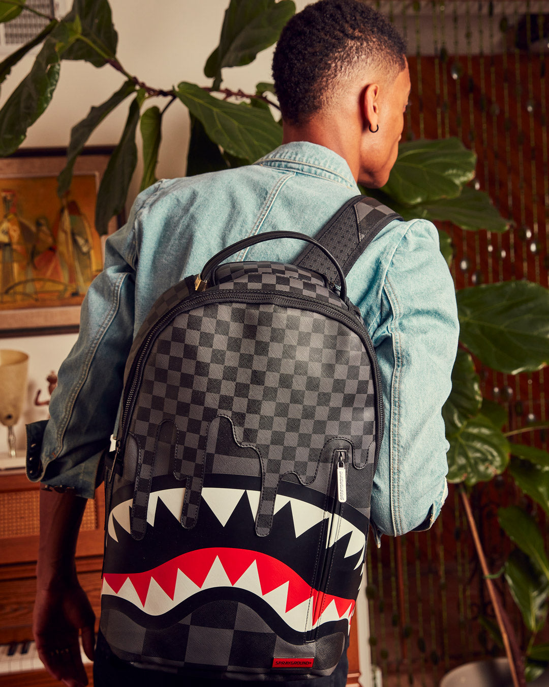 Xtc Grey Sharks in Paris Backpack (Dlxv) - Image 4