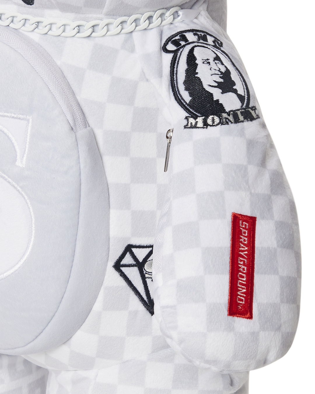 Split the Check (Pearl) Moneybear Teddybear Backpack - Image 13