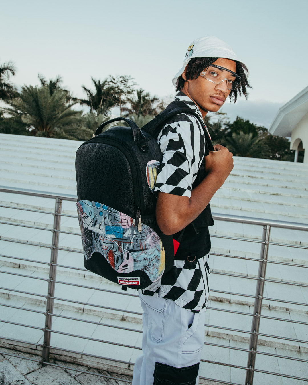 Official Basquiat Untitled 1982 Backpack (Dlxv) - Image 2