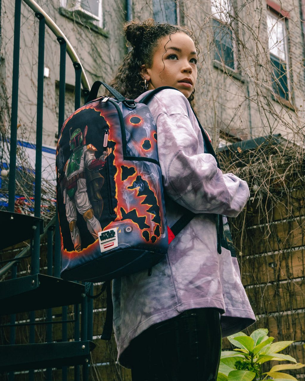 Star Wars Boba Fett Blowout Shark Backpack - Image 2