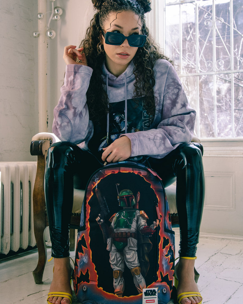 Star Wars Boba Fett Blowout Shark Backpack - Image 6