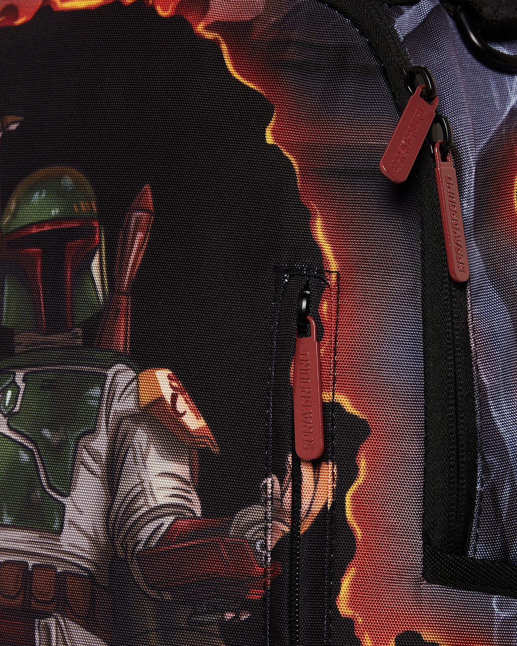 Star Wars Boba Fett Blowout Shark Backpack - Image 11