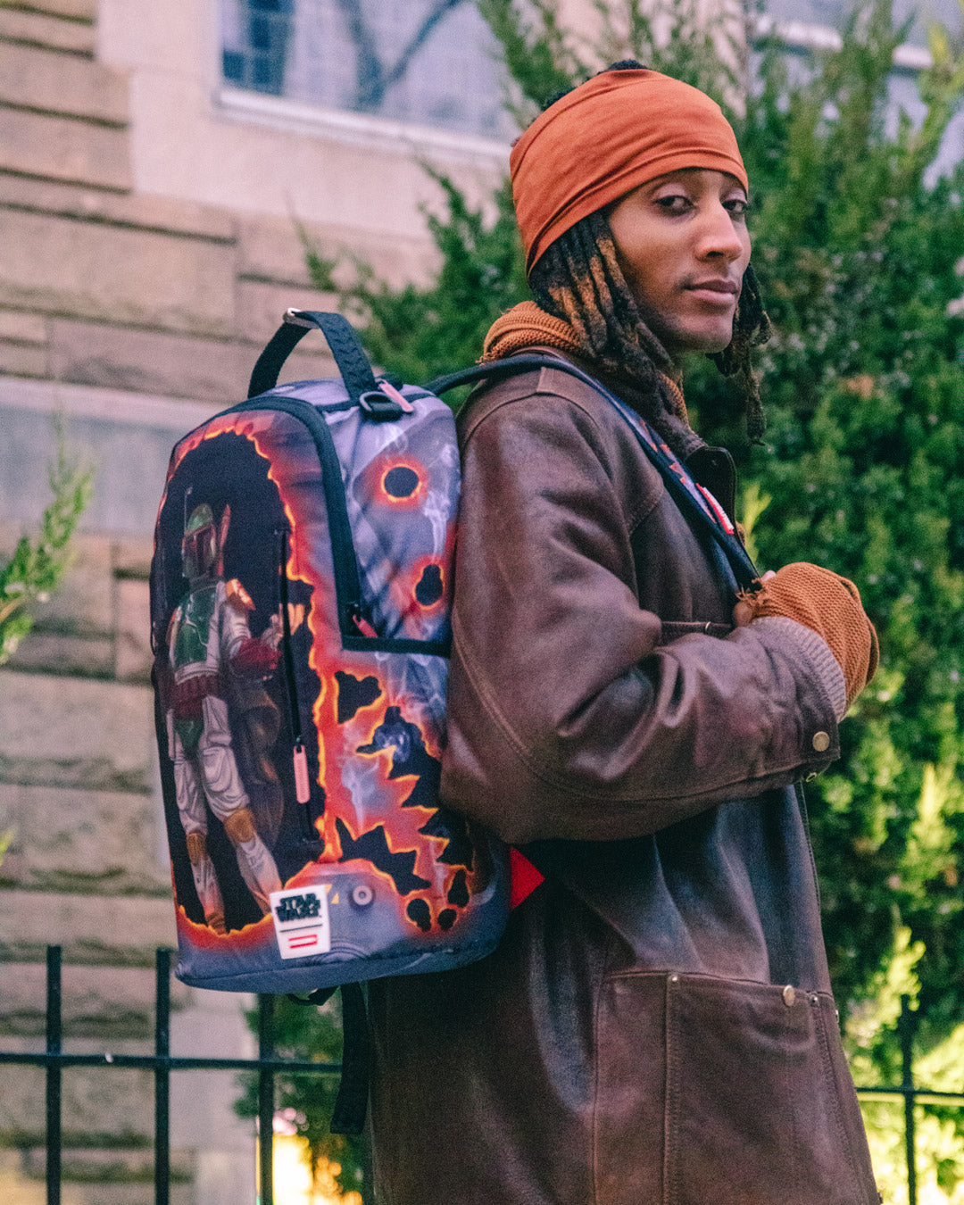 Star Wars Boba Fett Blowout Shark Backpack - Image 14